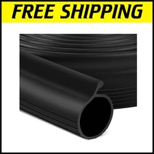20FT P Bulb Garage Door Bottom Seal - Easy Installation Weather Stripping System