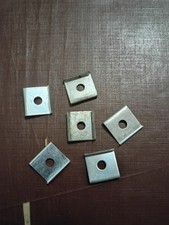 56-61 C1 Corvette Side Door Fender Molding Stamped Steel Retainers 6 Set 56-61 C1 Corvette Side Door Fender Molding Stamped Steel Retainers 6 Set