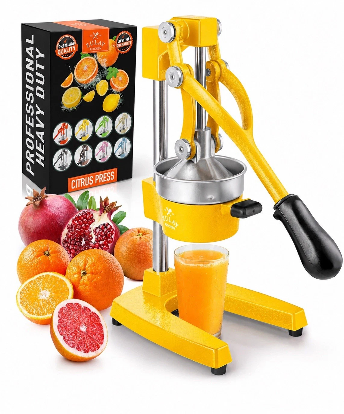 Exprimidor De Cítricos Manual , De Color Amarillo , De Hierro!