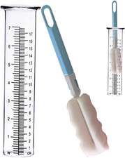 7 Inch Rain Gauge Replacement Tube Glass for Yard Garden and Outdoor Home, with