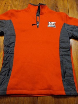 Men's  SMALL Colosseum KC Mavericks SMALL 1/4 Zip Polyester Pull Over