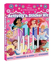 Disney Princess Create Your World: Activity and Sticker Kit Hardcover Book