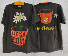 2 side De La Soul rock tour concert black color shirt reprint VK12587