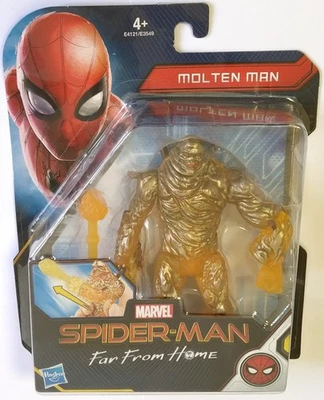 Spider-Man Far From Home Figurine D'Action Molten Man 13Cm Hasbro - Photo 1/2