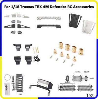 For 1/18 Traxxas TRX-4M Defender RC Crawler Car Upgrade Part DIY Accessories AEU
