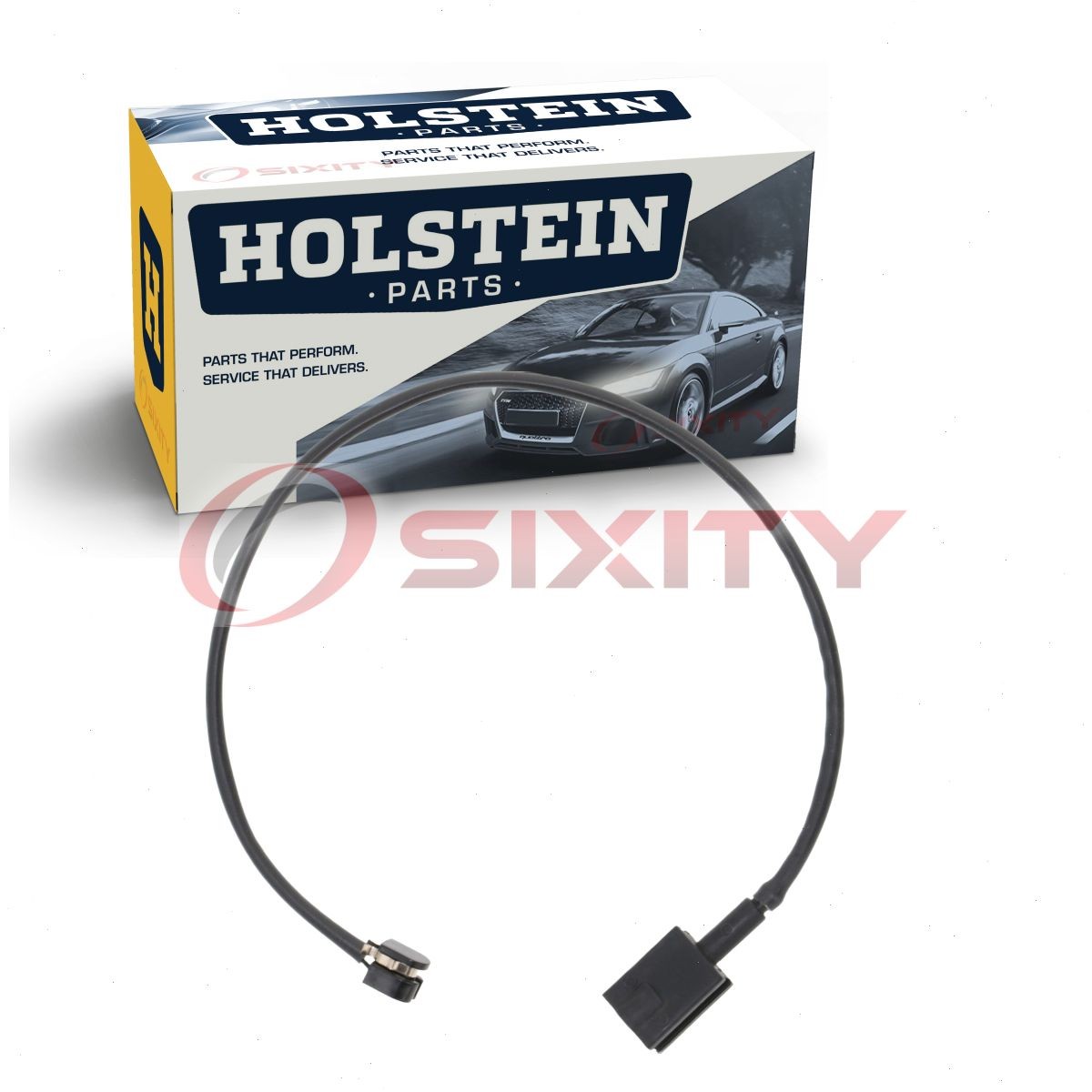 Holstein Front Disc Brake Pad Wear Sensor for 2014-2017 Maserati Ghibli 3.0L xm