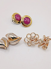3 Pairs of Clip On Earrings