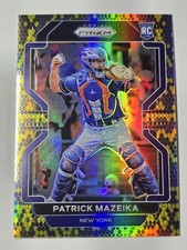 Panini 2022 Prizm Patrick Mazeika #91 Snake Skin Prizm /50 Rookie New York Mets