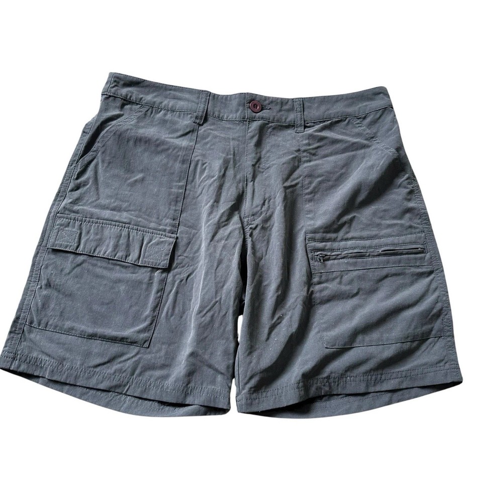 Kathmandu Women's Shorts Size 14 W34 Hiking Camping Outdoors Cargo Pockets Grey