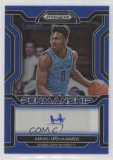 2022 Prizm Draft Picks College Penmanship Blue 64/149 Aminu Mohammed Auto 1pe9