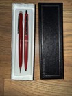 Vintage Paper Mate Pen And Pencil Set Double Heart Dark Red NIB — photo 3