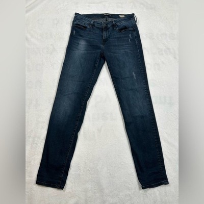 Mavi Emma Slim Boyfriend Skinny Jeans 31 x 32 Blue Dark Wash Designer Premium