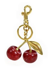 Cherry Keychain Bag Charm for Purses  Cute Keyring Accessories for Women, F