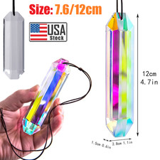 Light Catcher Crystal Window Indoor Hanging Rainbow Making Prism for Home Garden