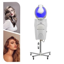 700W Ultrasonic Ozone Hair Steamer Color Oil Treatment Perming Machine Salon Spa