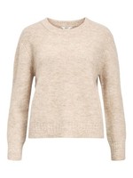 Pullover Damen Strick, GrößE M, Blau, 100% Baumwolle, Object Modell-Nr