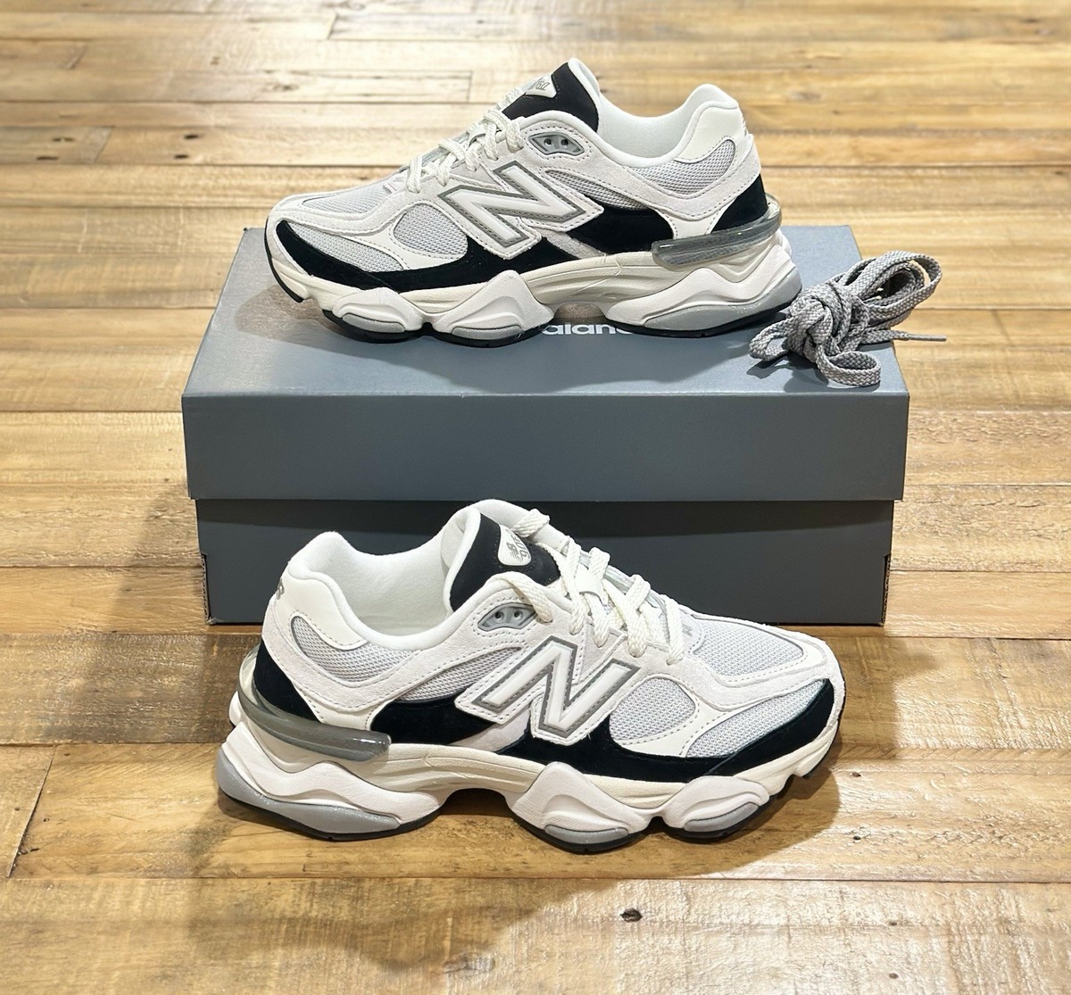 New Balance 9060 Grey Jet Black Mens And Women's Size U9060JBB