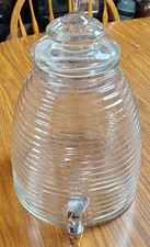 2.5 Gallon Clear Glass Beverage Water Juice D...