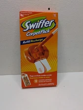 Swiffer Carpet Flick Carpet Sweeper Refill 12 Pack Discontinued HTF Sealed NEW