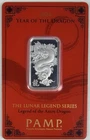 2024 Pamp Suisse Lunar Legends Azure Dragon 10 Gram Silver Bar - In Assay/Sleeve