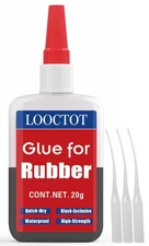 Black Rubber Glue,Super Instant Glue Bonding Between Rubbers,Rubber and Other Ma
