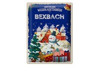 Blechschild WeihnachtsgrüßE Aus Bexbach Geschenk Deko Schild 30X40 Cm