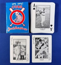 HEY HEY! CUBS Jack Brickhouse PLAYING CARDS Chicago Baseball History VINTAGE