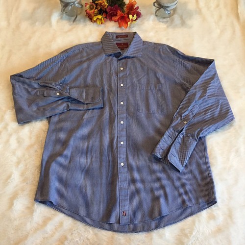 Nordstrom Mens Sz 18-34 Blue Check 