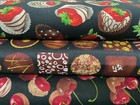 Benartex Chocolicious 100% Cotton Fabric by 1/4 M* Chocolate Strawberry Cherry
