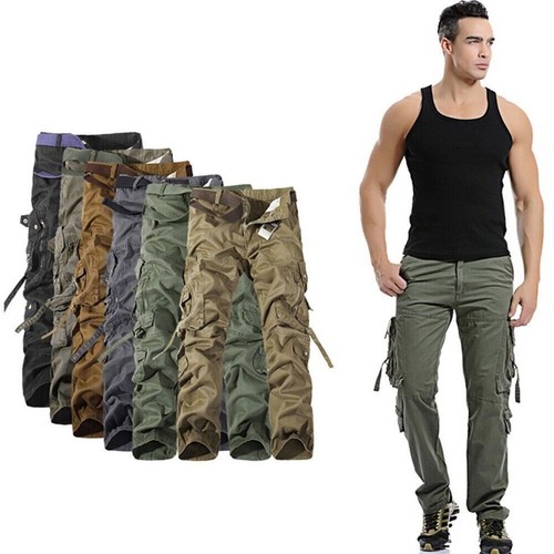 Mens Waterproof Cargo Pants Elastic Multiple Pocket Military Male Trousers Outdoor Joggers Pant Plus Size Tactical Pants Men - 18