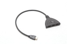 3 Port HDMI Switch 3x1 Switch Splitter with Pigtail Cable H42