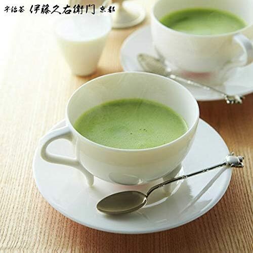 Ito Kyuemon Japanese Green Tea Cappuccino Foam Powder - 12g X 18 Sticks, Uji-Cha