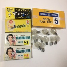 Vintage New old stock flash bulb lot