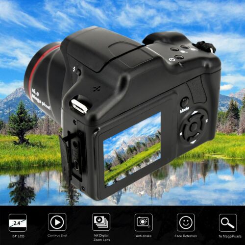 Digitale Spiegelreflexkamera mit 16MP 1080P 16x Zoom und NTSC/PAL Videoausgang - Picture 1 of 12