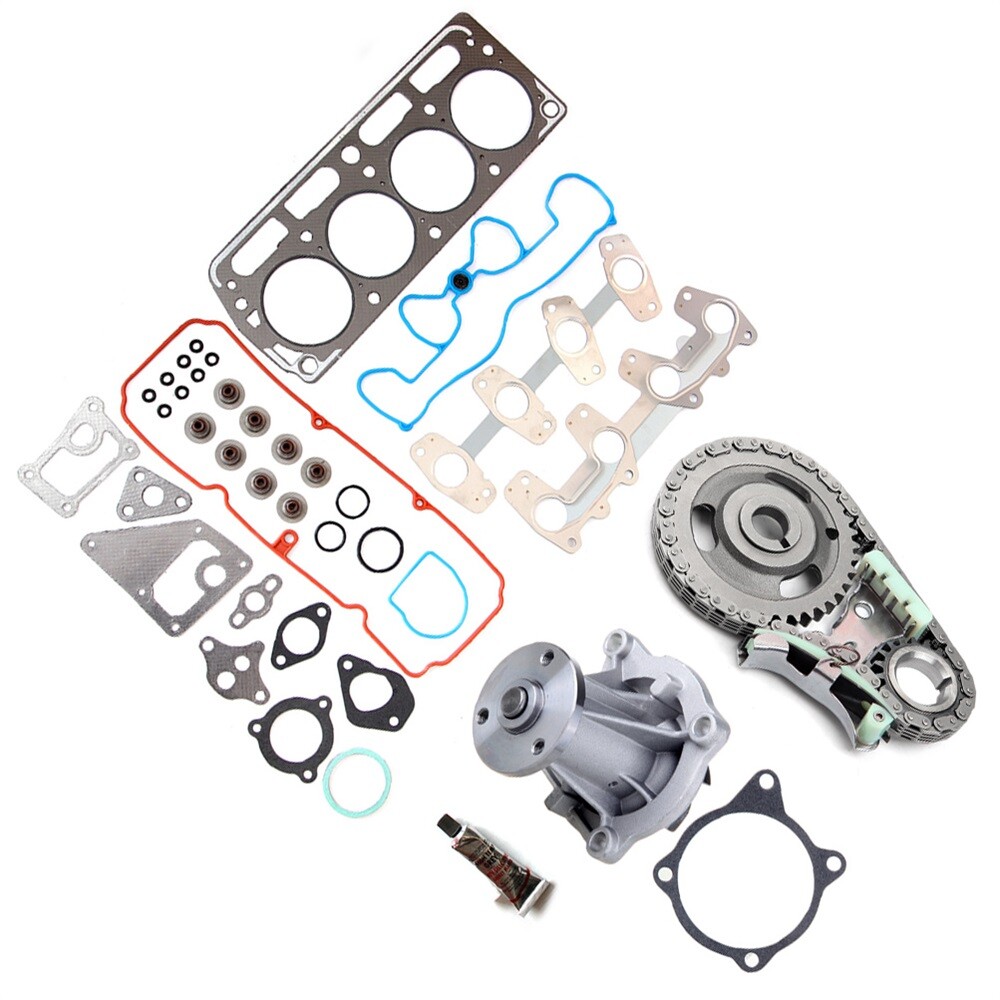 Head Gasket Set And Head Bolts Timing Chain Kit Fits 98-03 Chevrolet