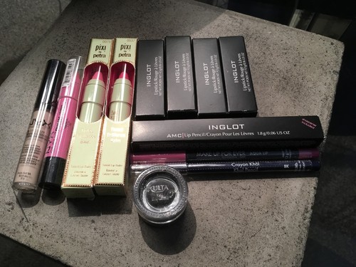 LOT DE MAQUILLAGE DE MARQUE ~ INGLOT, MAKEUP FOR EVER, PIXI, NYX SCELLÉ NEUF DANS SA BOÎTE ~ 195 vente en gros $ + WOW