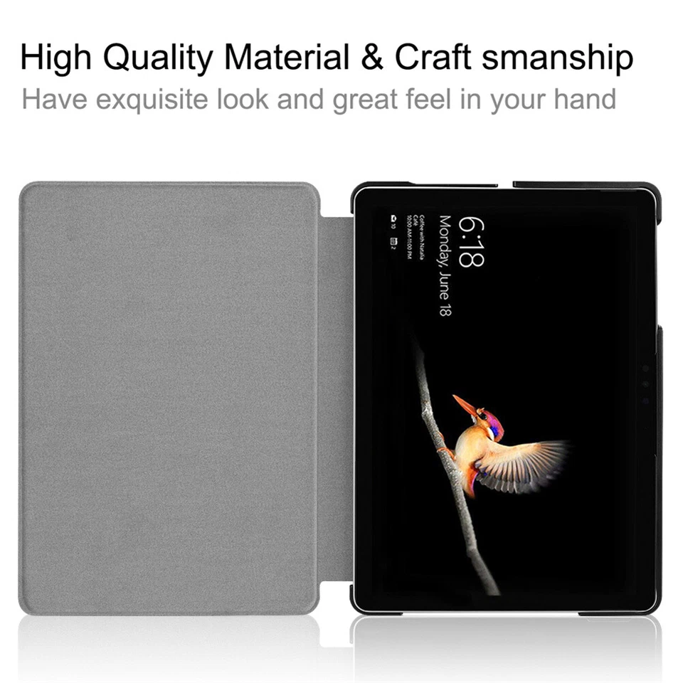 For Microsoft Surface Pro 9/8/7/6/5/4/Go/Go2/Go3 Tablet Case Smart Folio Cover - Image 4 of 4
