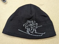 Peak Performance Birkebeiner Black Ski Beanie Hat One Size Lined Cross Country