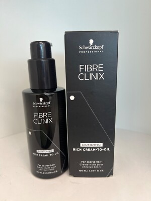 Schwarzkopf Fibre Clinix Bonding Rich Cream-To-Oil 3.38 oz