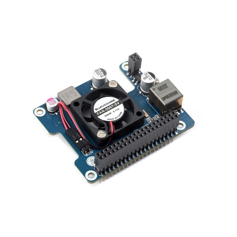 For Raspberry pi5 Power over Ethernet Expansion Board Support 802.3af/at