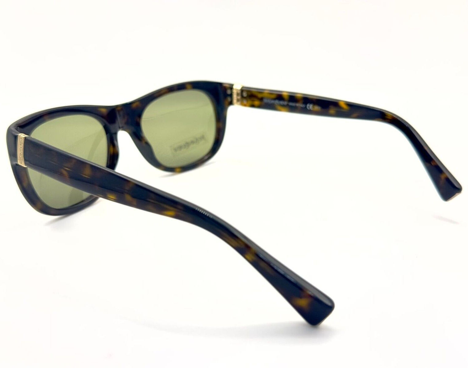 Occhiali da sole Yves Saint Laurent YSL 2304 S 086 DJ avana scuro lente verde 52 mm