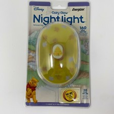 2003 Winnie The Pooh Energizer Cozy Glow Nightlight Disney Nursery Sealed