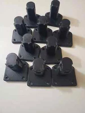 Ryobi Tool Holder Wall Mount 10 pack 3D Printed Black
