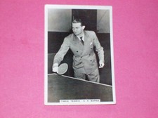 Table Tennis G V Barna Sporting Events & Stars cigarette card Pattreiouex