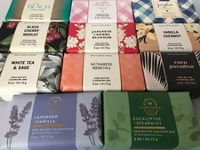 BATH & BODY WORKS SHEA BUTTER CLEANSING BAR/BAR SOAP BRAND NEW 5 OZ CHOOSE SCENT