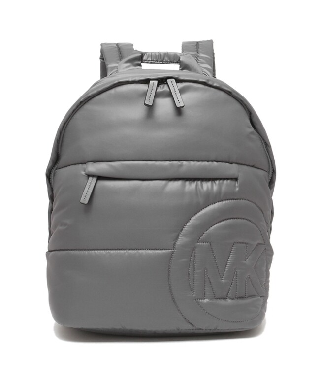 Michael Kors Rae Medium Quilted Nylon Gray Backpack 35F1U5RB2C NWT $368 MSRP FS Michael Kors Rae Medium Quilted Nylon Army Green Backpack  main image 3