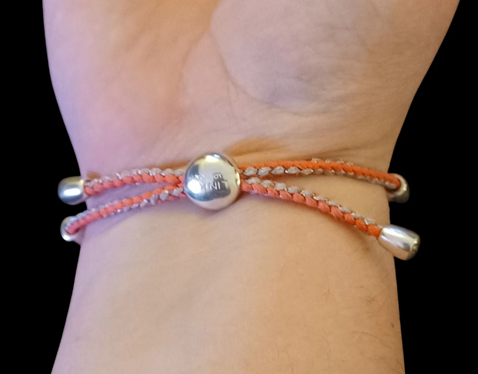 Links Of London 925 Sterling Adjustable OSFM Friendship Bracelet 5-8.5"   - Image 4 of 4