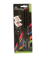 BIC Intensity Fineliner 0.4mm Fine-Tip Water Based Bold Colors Marker Pens 3ct