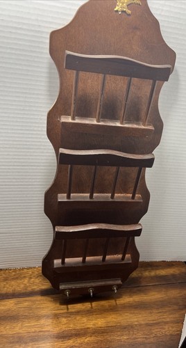 Vintage Eagle Wooden Letters/Bills/Misc/Key Holder Mail Organizer Wall Mount - 第 5/17 張圖片