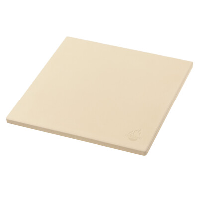 FEUERGOTT Pizzastein 33 x 33 x 1,5 cm, eckig